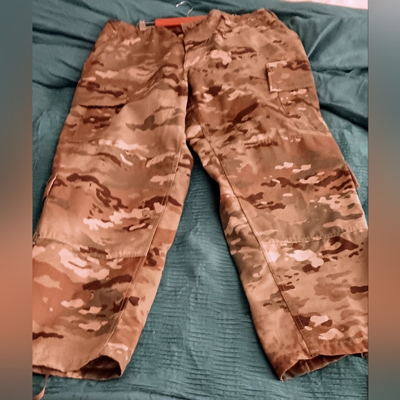 Preowned) OCP Camo Combat Pants Uniform Trouser Unisex Flame Resistant Large Sho - Picture 7 of 12